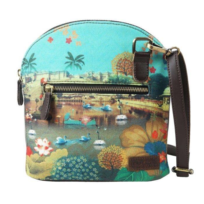 Beautiful Lakeside Handmade Crossbody Bag - Image 5