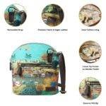 Beautiful Lakeside Handmade Crossbody Bag - Image 3