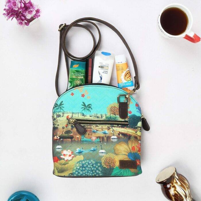 Beautiful Lakeside Handmade Crossbody Bag - Image 2