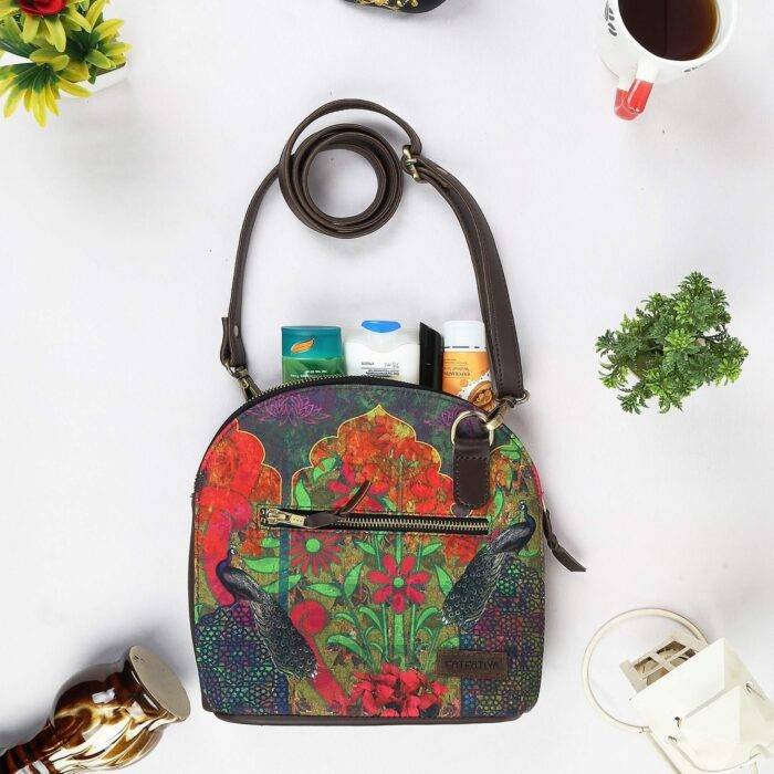 Colour Splash Flower Crossbody Bag - Image 2
