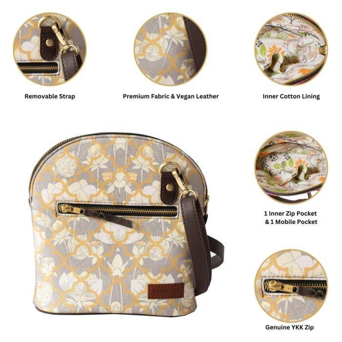 A Walk In Garden Girls Crossbody Bag - Image 4