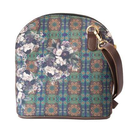 Elegant Flower of Stone Travel Crossbody Bag