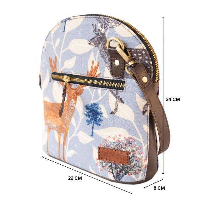Deer Motif Crossbody Designer Bag - Image 3