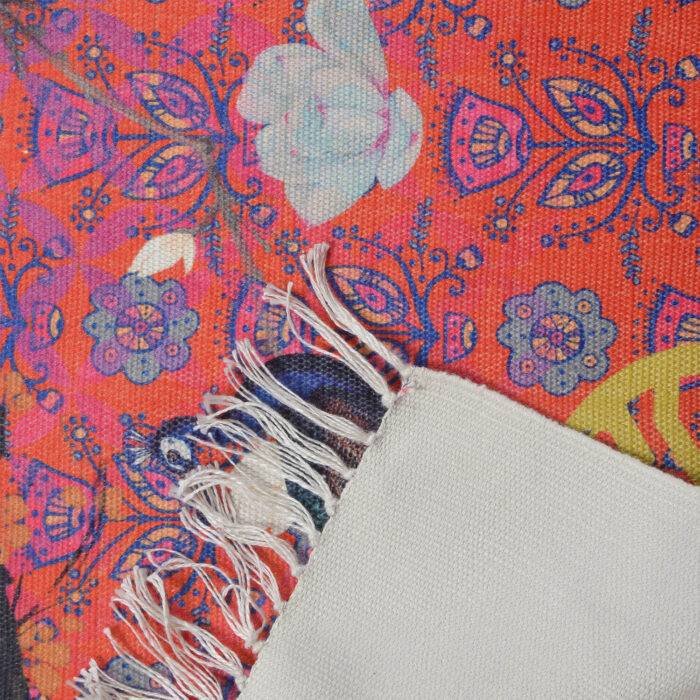 Gorgeous Indian Peacock Floor Rug - Image 3