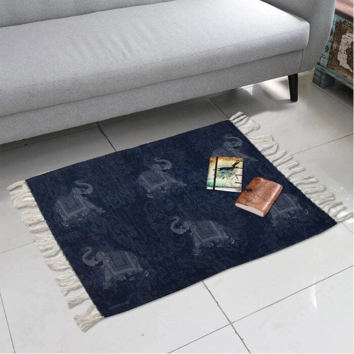 Grey Elephant Designer Floor Rug - Image 3