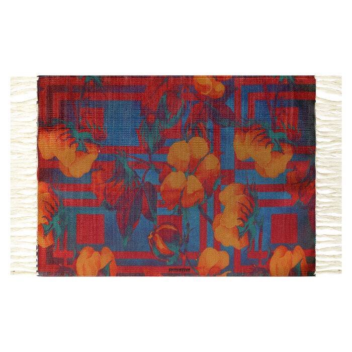 Flower of Hell Fire Recycled Rug - Image 3