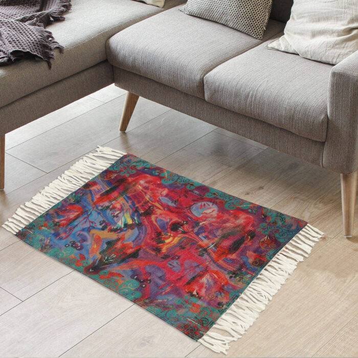 Abstract Love Recycled Rug - Image 4