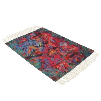 Abstract Love Recycled Rug