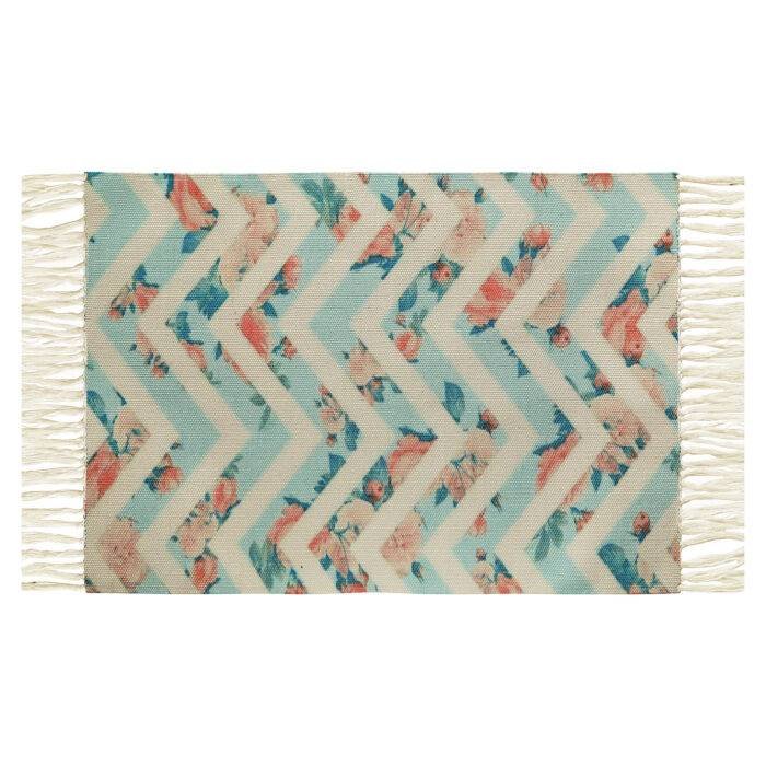 Chevron Zigzag Recycled Rug - Image 3