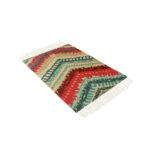 Red Arrow Head Recycled Rug