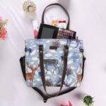 Handmade Deer Motif Stylish Office Bag - Image 2