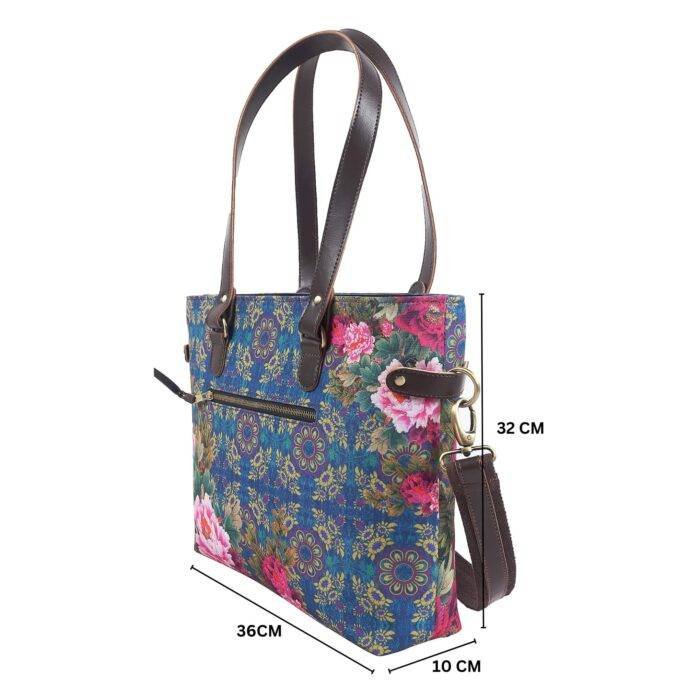 Floral Design Cool Tote Bag - Image 4