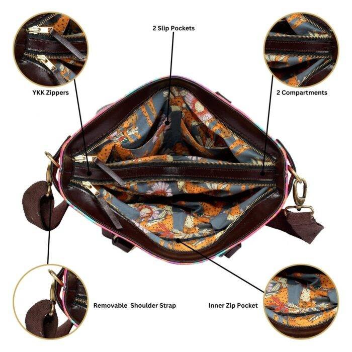 Stylish Autorickshaw Design Handmade Office Tote Bag - Image 3