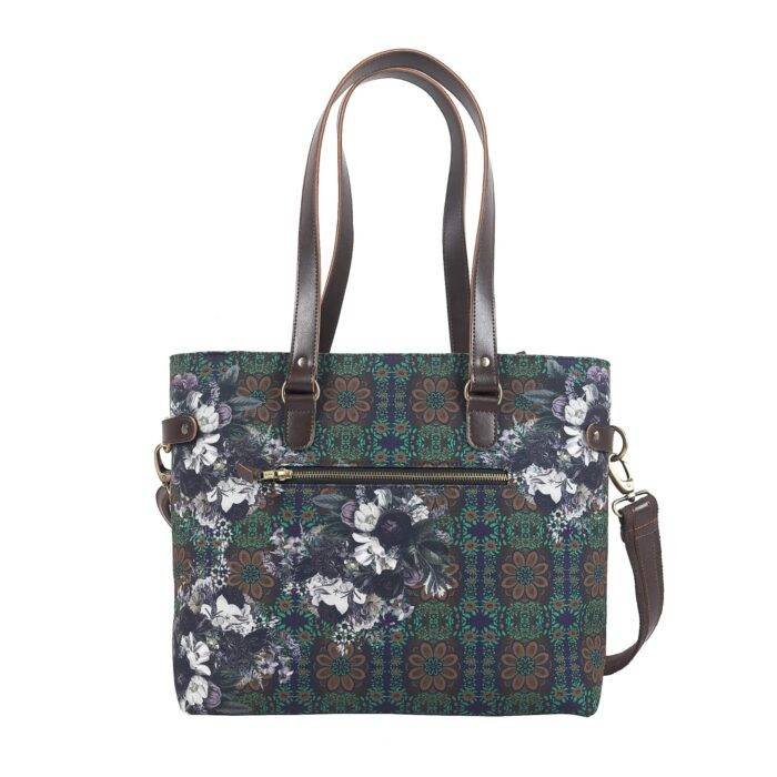 Abstract Flower Print Women Designer Bag - Image 5