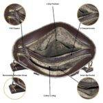 Abstract Flower Print Women Designer Bag - Image 3