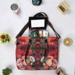Women Multicolor Floral Tote Bag - Image 2