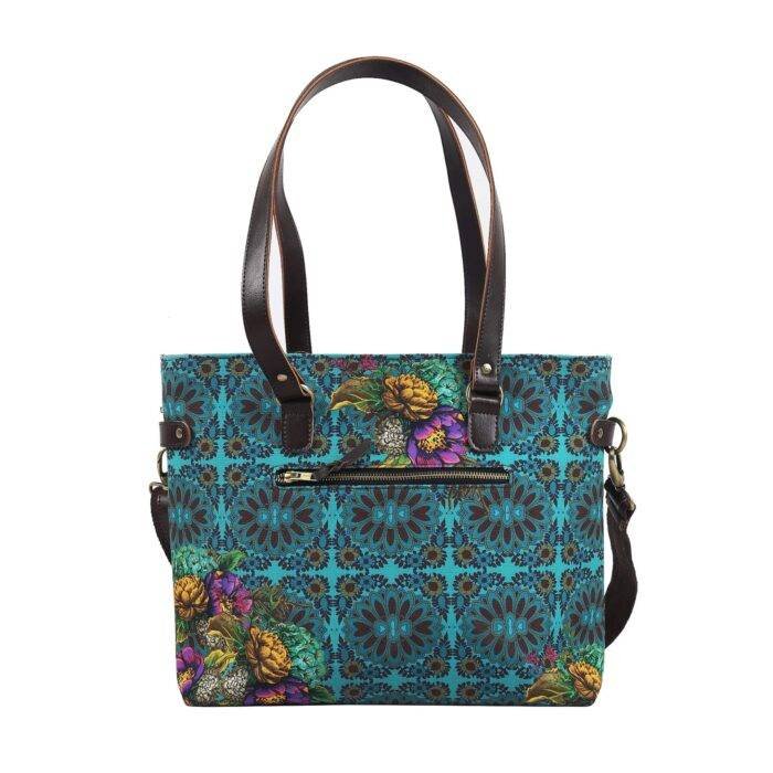 Floral Printed Handmade Tote Bag - Image 4
