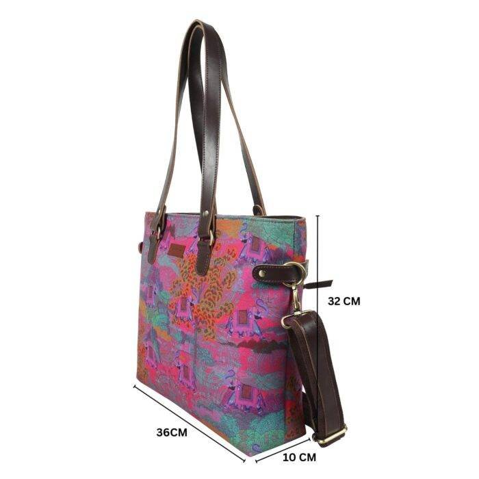 Shekhawati Hathi Large Tote Bag For Work - Image 4
