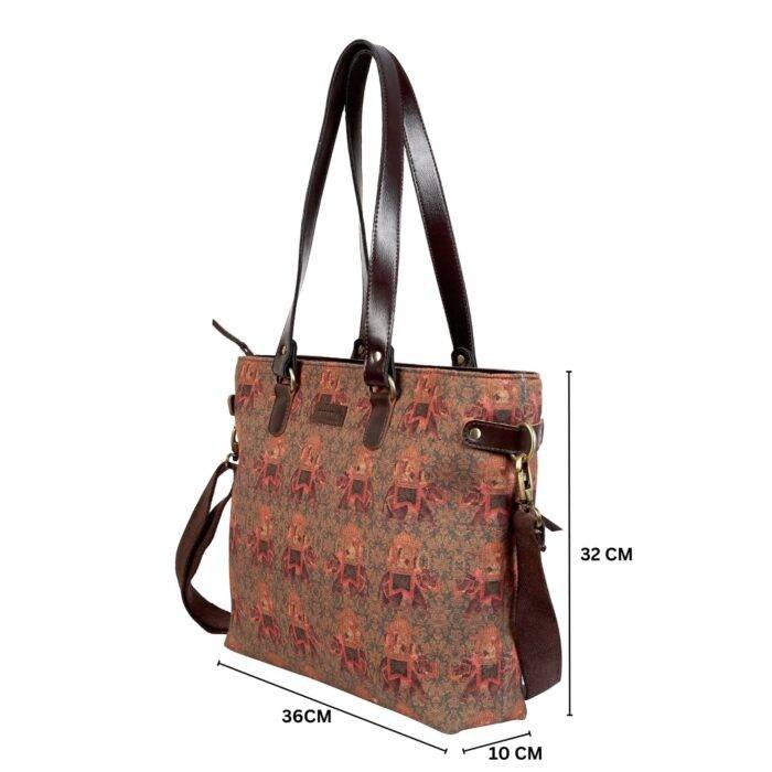 Royal Alpha Printed Tote Bag - Image 4