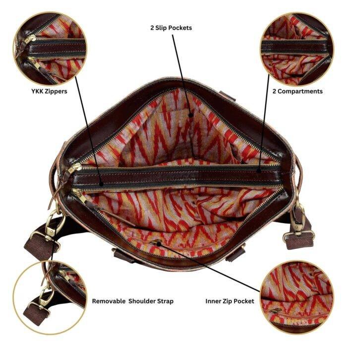 Royal Alpha Printed Tote Bag - Image 3