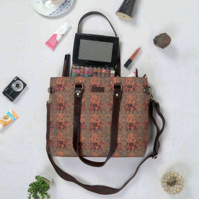 Royal Alpha Printed Tote Bag - Image 2