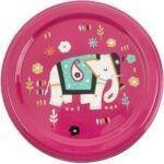 Handpainted Stainless Steel Masala Box Blue Pink - Image 2