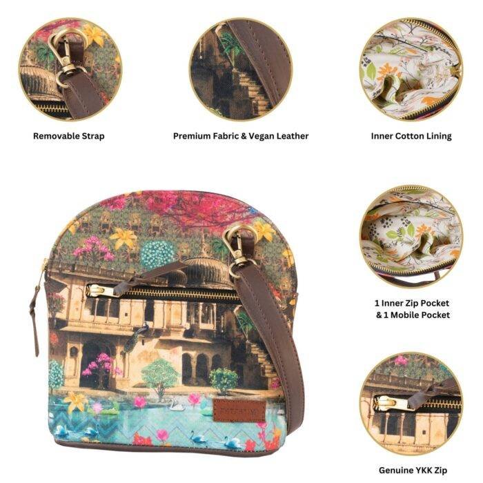 Shekhawati Haveli Crossbody Bag - Image 2