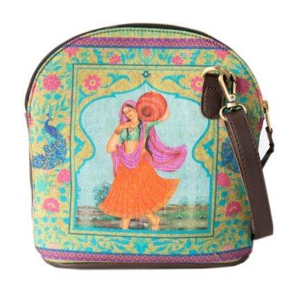 Matka Queen Cross Body Canvas Bag
