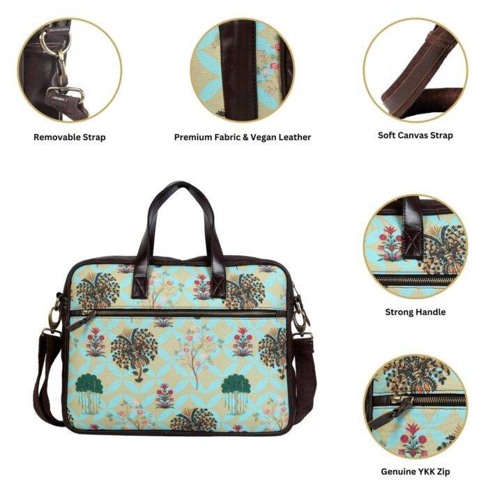 Garden Design laptop bag for Women and Girls - Image 2