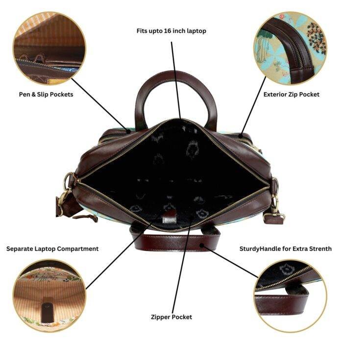 Garden Design laptop bag for Women and Girls - Image 7