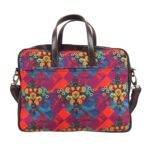 Shekhawati Motif Print Handmade Laptop Bag - Image 4