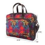 Shekhawati Motif Print Handmade Laptop Bag - Image 2