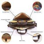 Shekhawati Motif Print Handmade Laptop Bag - Image 7