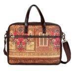 Haveli Flower Design Laptop Bag for Women and Girls - Image 5
