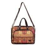 Haveli Flower Design Laptop Bag for Women and Girls - Image 3