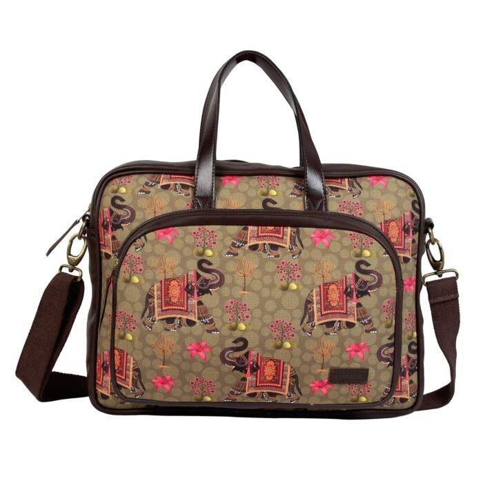 Royal Elephant Design laptop bag for Women and Girls - Image 6