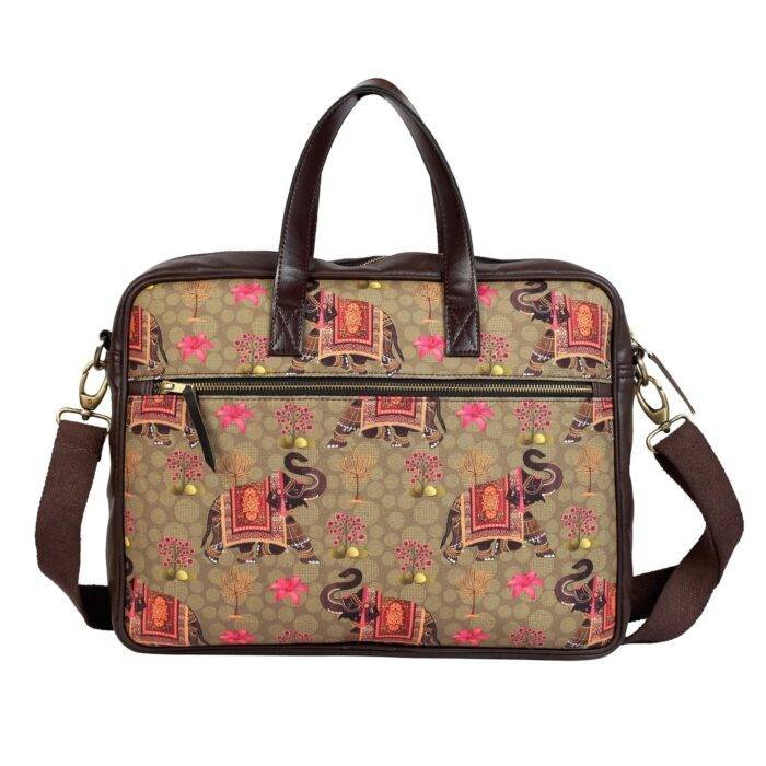 Royal Elephant Design laptop bag for Women and Girls - Image 5