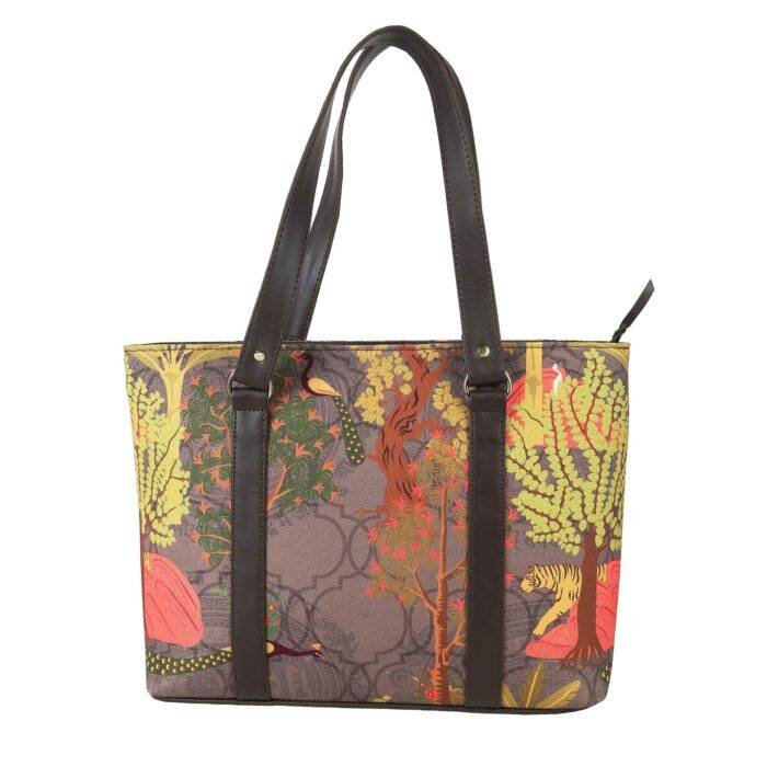 Royal Garden Canvas Tote Bag - Image 4