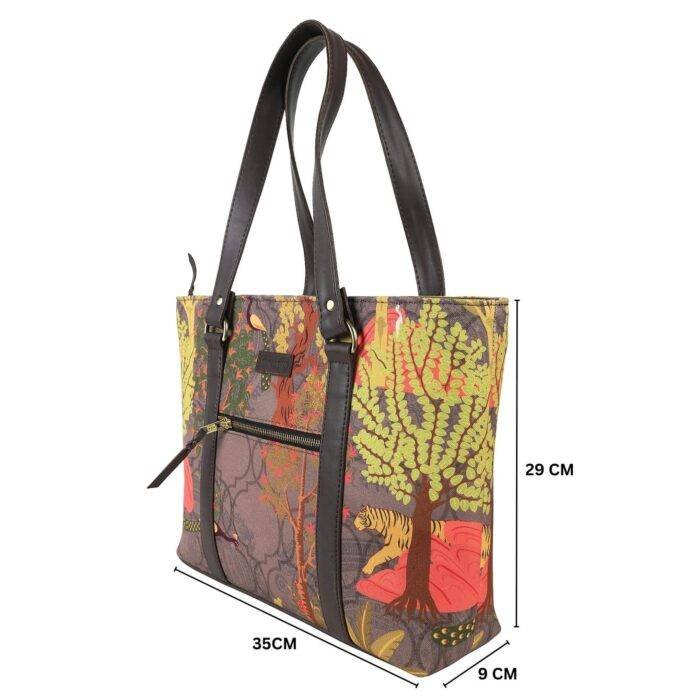 Royal Garden Canvas Tote Bag - Image 3