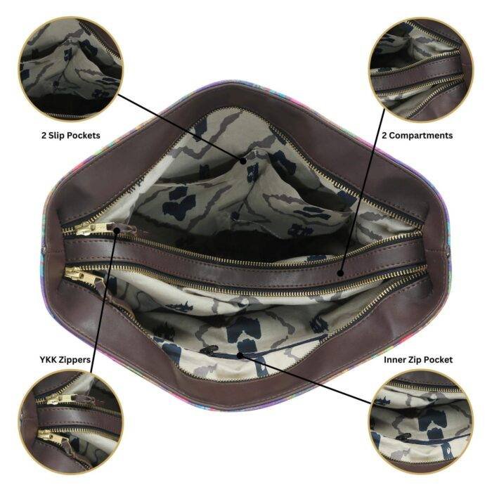 Digital Garden Fashion Tote Bag - Image 5