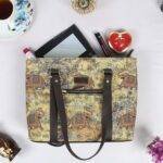 Elephant Motif Women Tote Handbag - Image 2