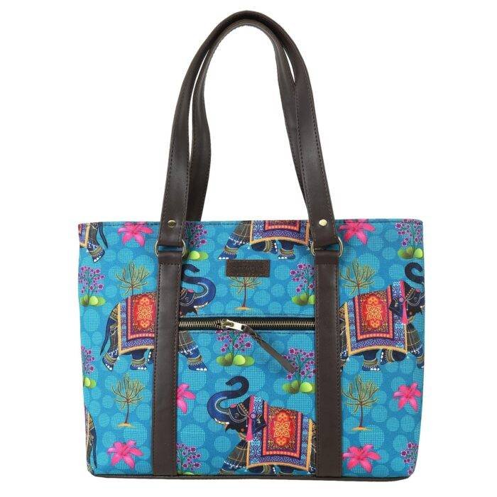 Royal Elephant Work Tote Bag - Image 4