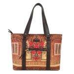 Shekhawati Haveli Print Trendy Handbag for Women - Image 4