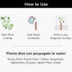 Hand Painted Ceramic Fridge Magnet Planter Red and White - Image 7