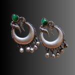 Oxidized Nature Inspired Earrings Set of 2 - Image 4