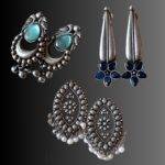 Oxidized Modern Earrings Set of 3 - Image 2