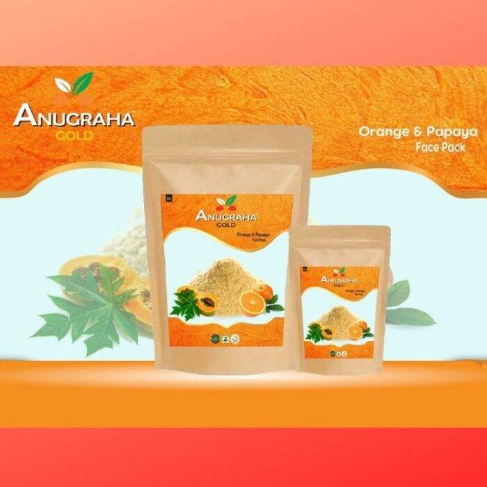 Orange and Papaya Face Pack Powder - Image 2