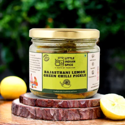 Rajasthani Lemon Green Chilli Pickle