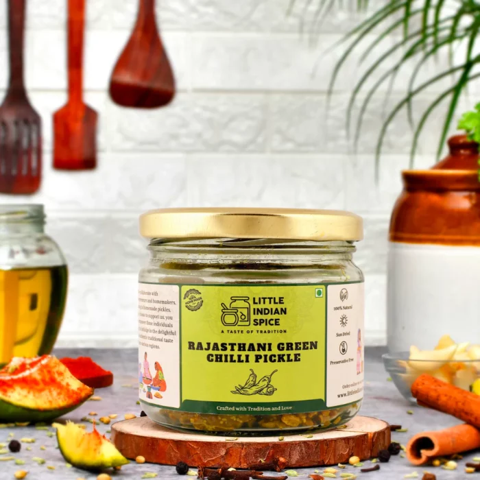 Rajasthani Green Chilli Pickle - Image 3