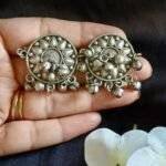 Cartwheel Shape Earrings - Image 2